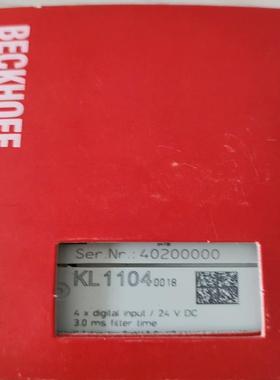 【工控自动化】倍福KL1104-0018KL3204KL1104实图议价