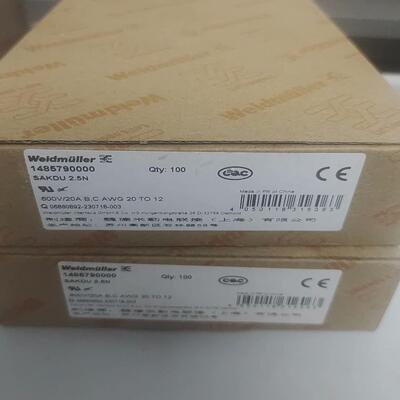 全新魏德米勒端子SAKDU2.5N  1485790000魏