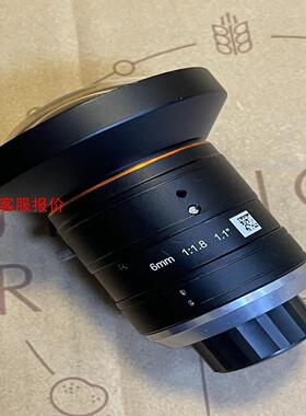 工业镜头，型号：ml-f0618m-12mp，靶面