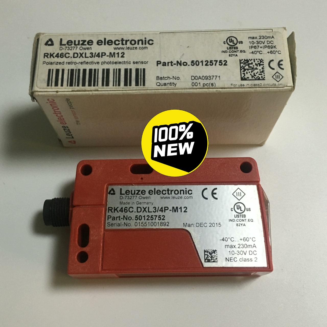 原装现货50125752德国劳易测LEUZE传感器RK46C