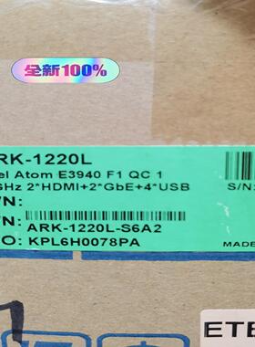 全新原装研华ARK-1220L lntel Atom E39