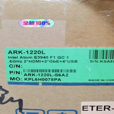 全新原装研华ARK-1220L lntel Atom E39
