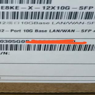 编码 E8KE SFP 12X10G 0305G0BJ