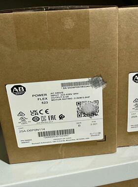 AB变频器25A-D6P0N114全新原装正品现货，实采联系