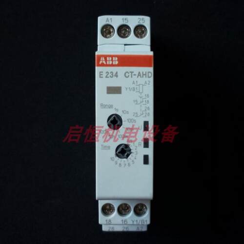ABB时间继电器 CT-AHD.22 2c/o， 24-48VDC，24-240VAC
