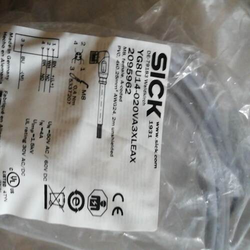 SICK原装德国SICK西克连接线YF8U13-020UA1