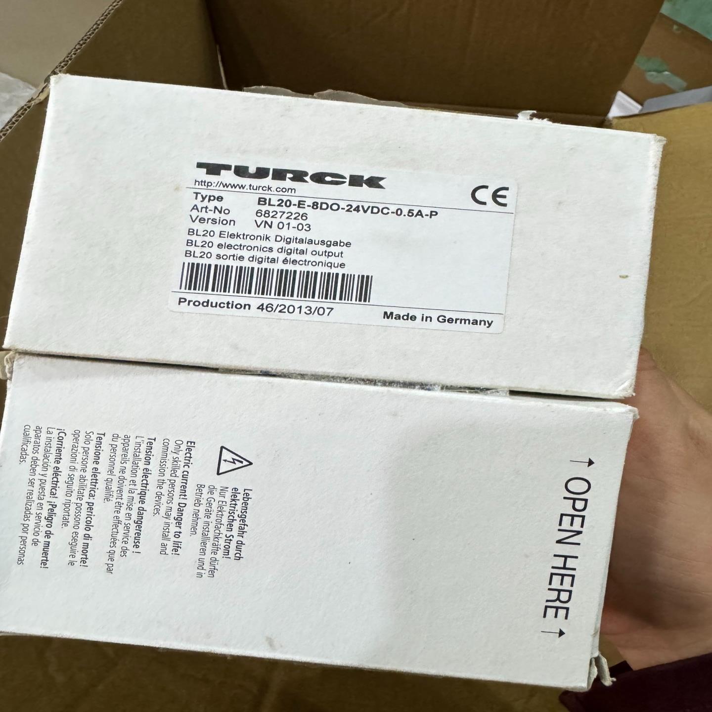 图尔克模块 BL20-E-8DO-24VDC-0.5A-P