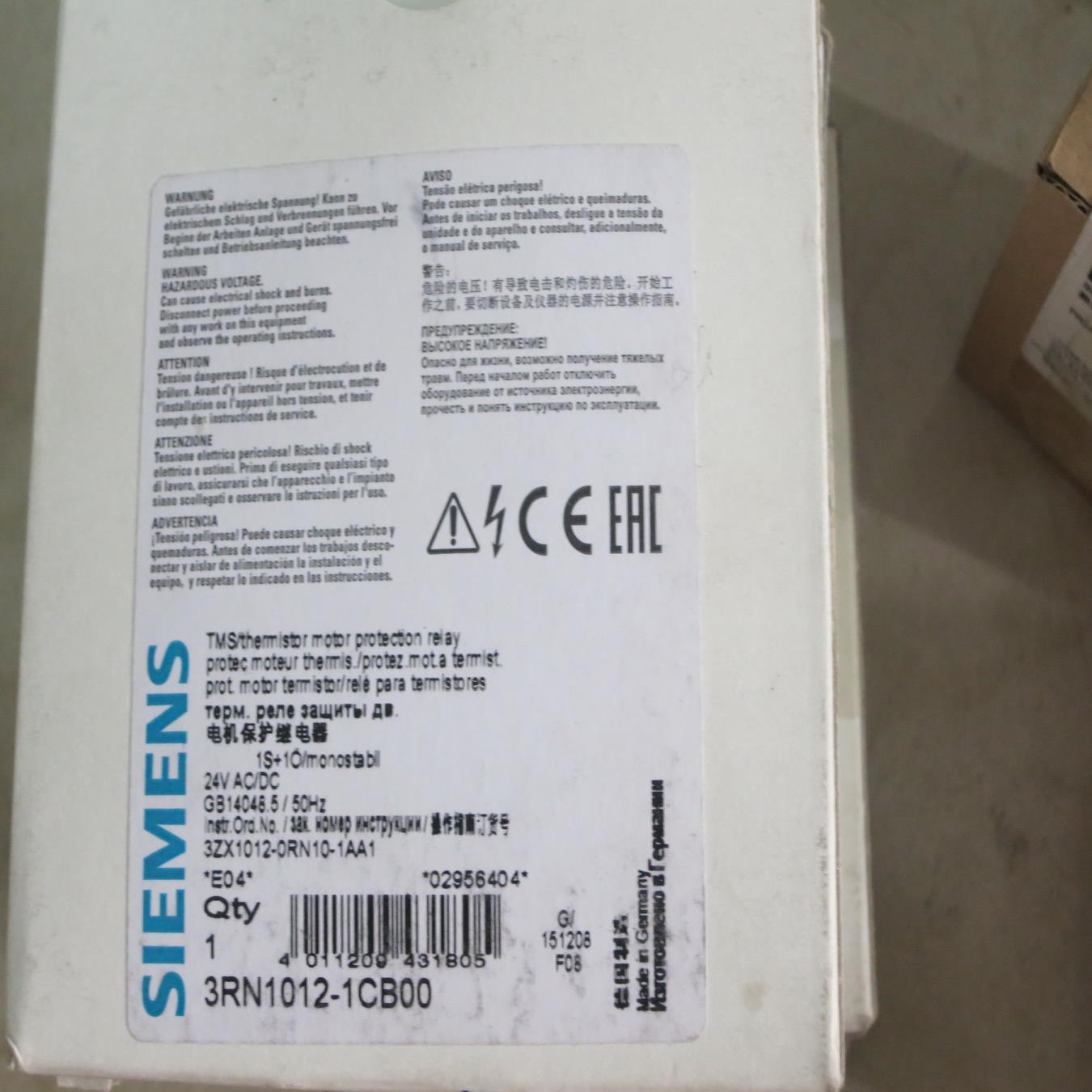 电机继电器 3RN1012/1011/1010-1CB00/2CB00/1CW00 3RN1022-1DW00