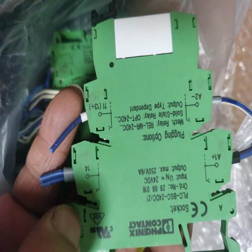 （设备配件）菲尼克斯plc-bsc-24dc包好拆机处理11片200拿走