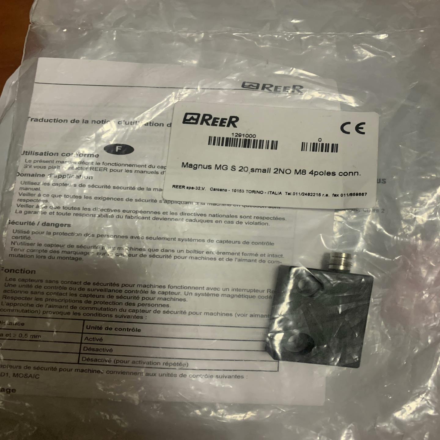 REER MGS20 MG S 20 MAGNUS 全新原装