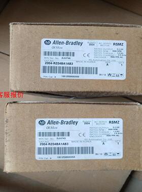 AB伺服电机2004-RZ04BA1AB3全新库存备件实物图