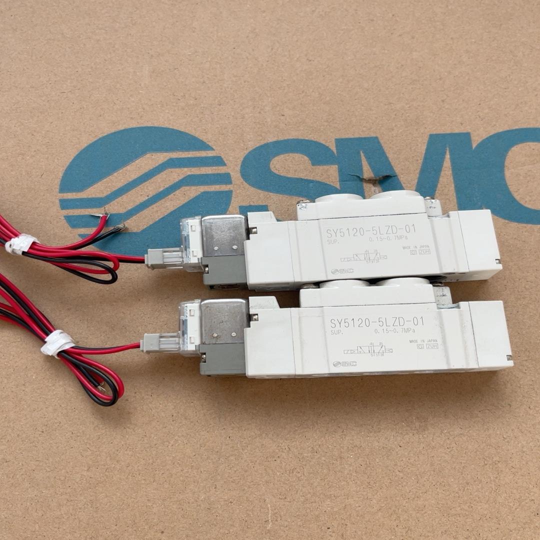 SMC原装电磁阀SY5120-5LZD-01 激光标 成