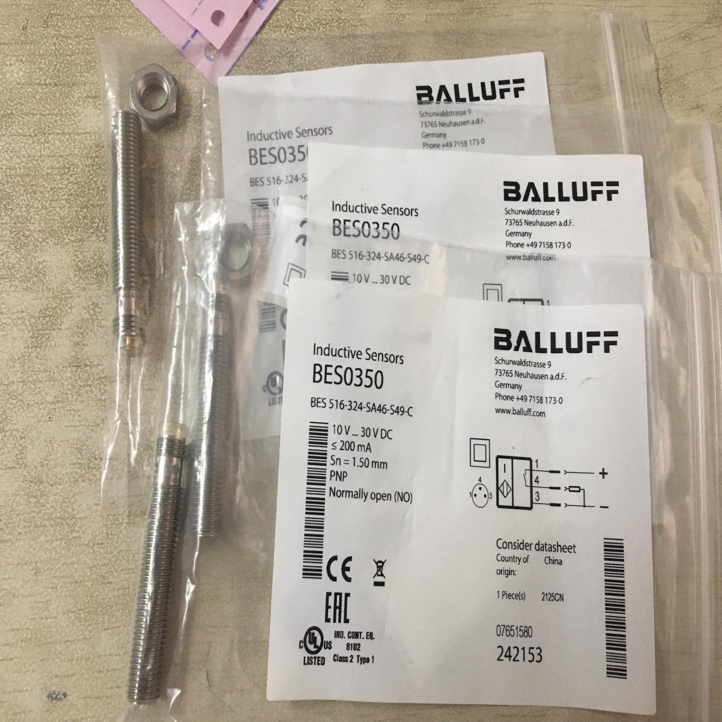 全新原装巴鲁夫传感器BES0350 BES516-324-S