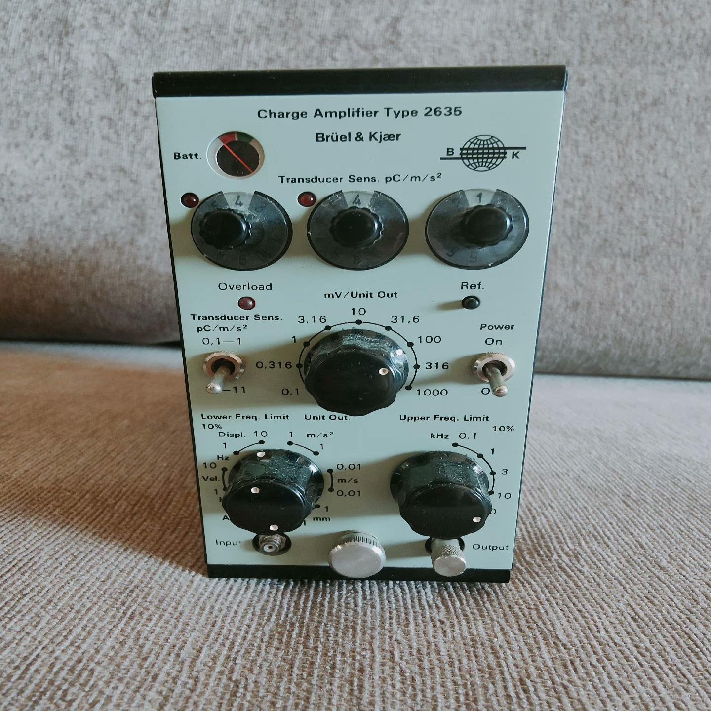 [德峰]电荷放大器 B&K2635 振动放大器 关联PCB ende