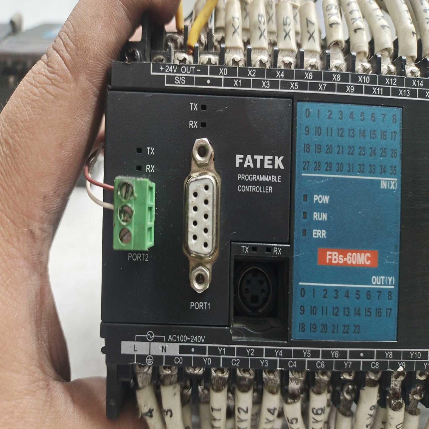 议~永宏PLC  FBS-60MC  FATEK,成色如图,