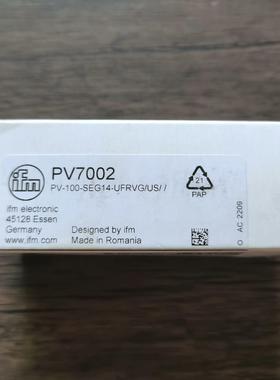 全新原装正品 IFM易福门 PV7002 压力传感器，实物拍