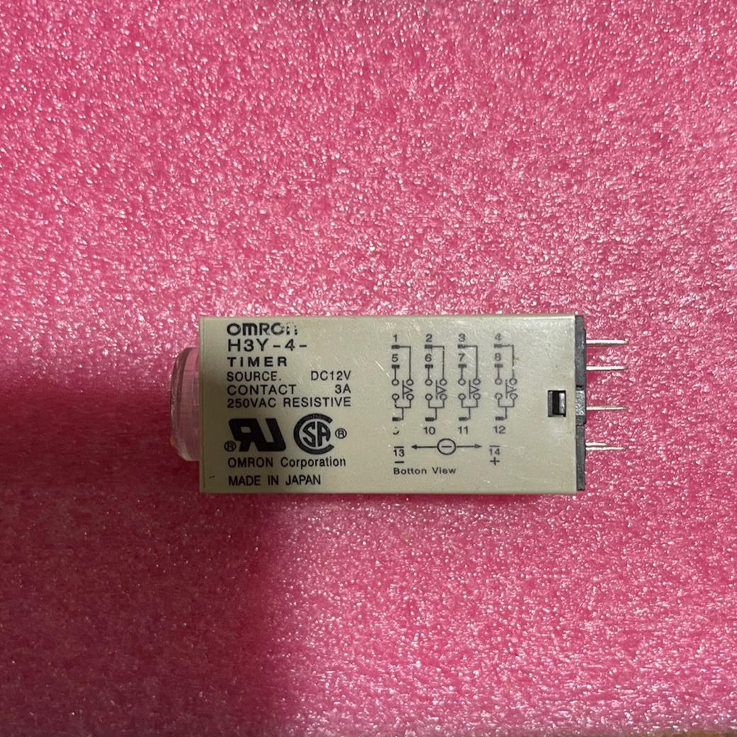 原装全新时间继电器H3Y-4 DC12V 3A 250