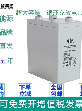 双登蓄电池GFM-1000发电厂2V100AH1500AH2000AH3000AH太阳能UPS瓶