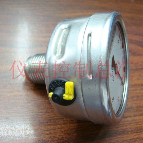 压力表  (EN837-1)不锈钢耐震压力表轴向 YN60Z  0-10bar