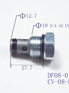 液压螺纹插装保压单向阀DF08-01/CV08