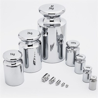 德国进口分体砝码1g10g100g200g500g1000g1kg盒装电子天平称校准