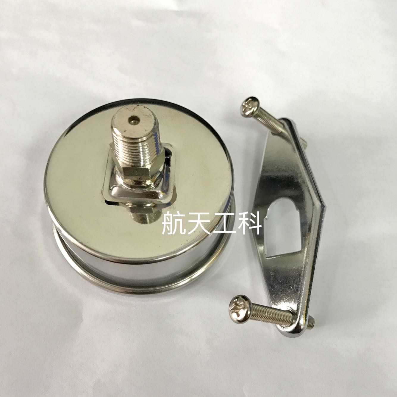 轴向带支架耐震压力表 YTN-62-Z-U 0-350kg/cm2 5000psi 直径62mm