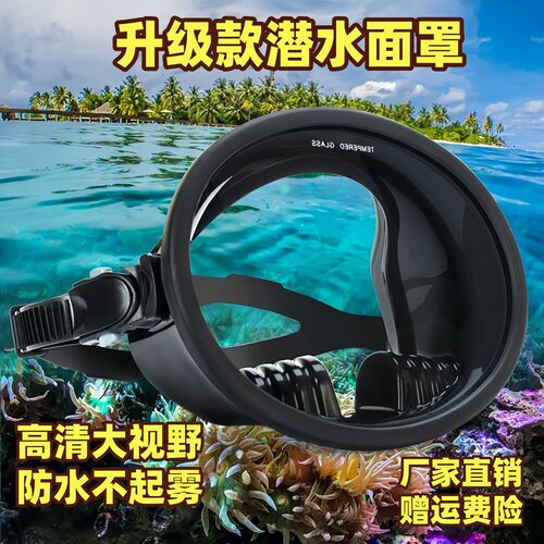 潜水装备浮潜三宝游泳眼镜面罩