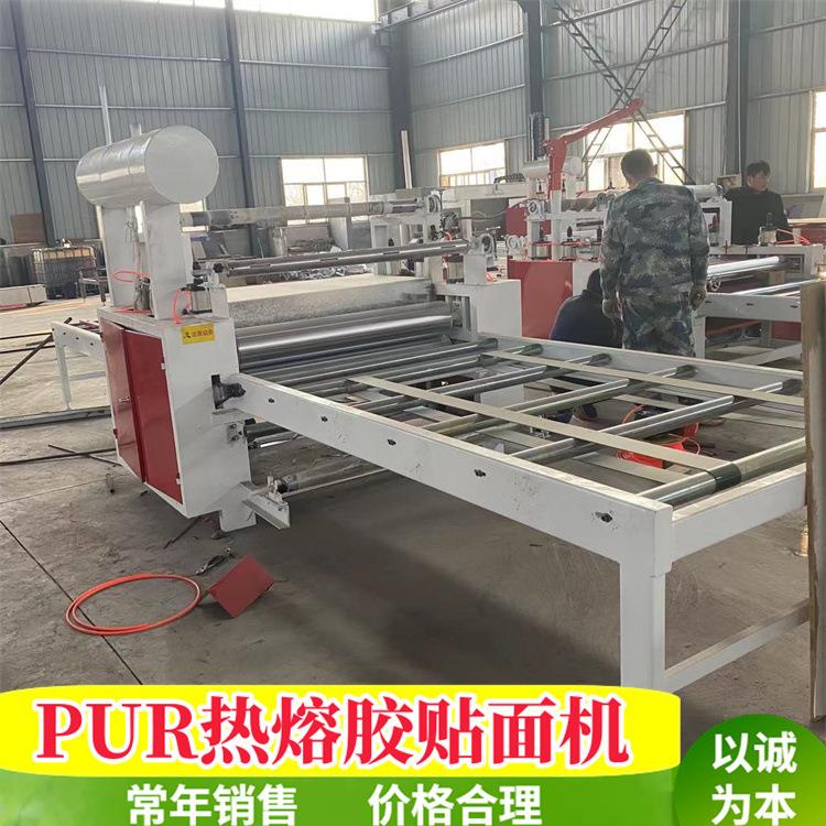 冷胶加热棍贴合平贴机 贴合平整无泡武器木饰面贴面机