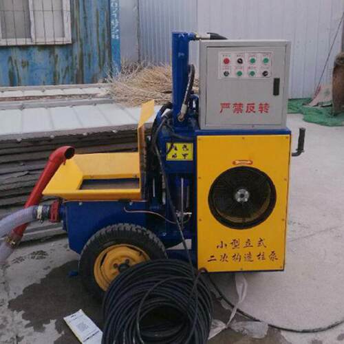 建筑细石水泥砂浆浇注机 混凝土小型输送泵 二次构造柱结构浇筑泵