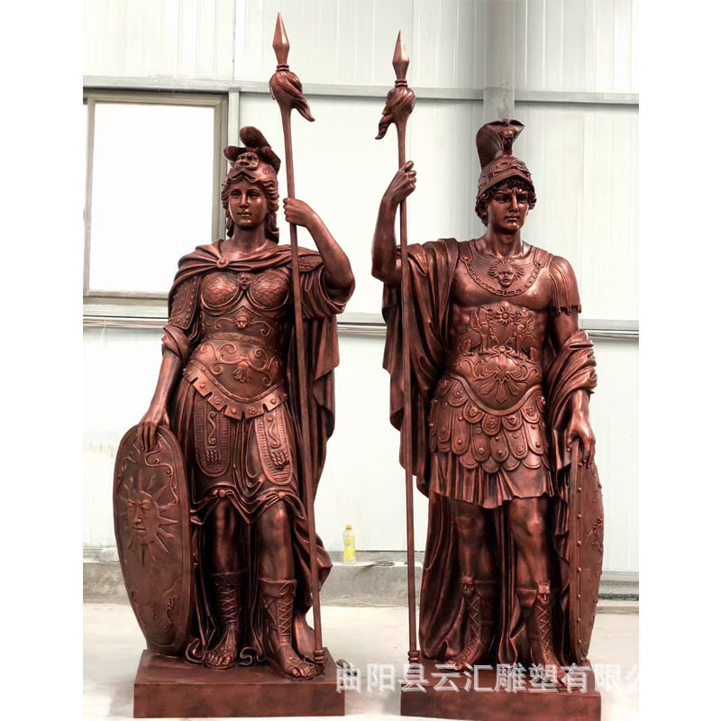 定制玻璃钢欧式女神雕塑厂家四季