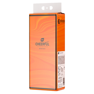 会员精选植护大包悬挂式抽纸悦色橙大尺寸4层320抽*1提(含挂钩)