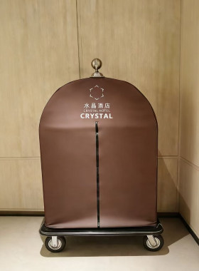 多颜色多布料定制logo行李车布套