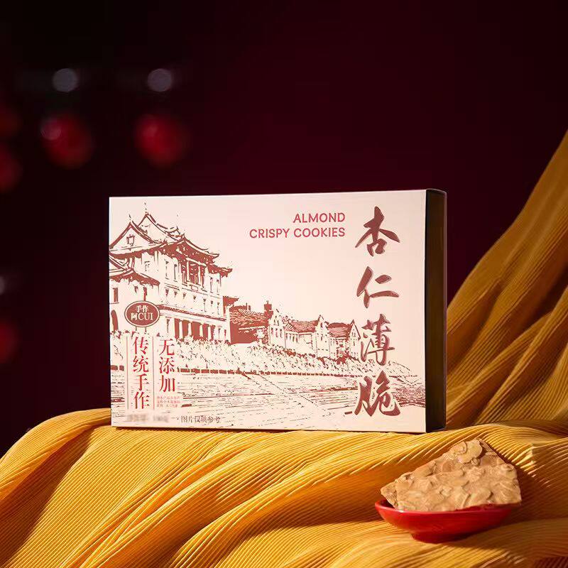 厦门航空杏仁薄脆坚果脆片饼干鹭鲜生扁桃仁瓦烧脆吃货零食特产