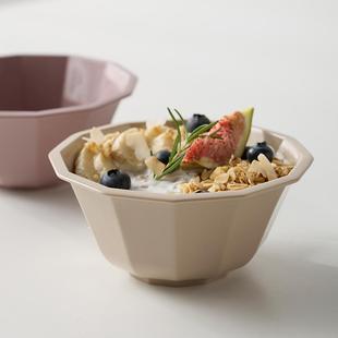 陶瓷碗家用餐具大号汤碗单个沙拉碗酸奶碗水果甜品碗 米立风物法式