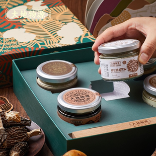 大地物源菌子之交伴手礼盒含牛肝菌黑松露羊肚菌松茸酱料野生菌酱