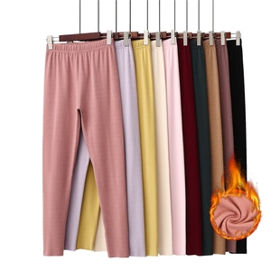 秋冬德绒高腰打底裤女双面绒衬裤保暖裤加绒加厚修身内穿秋裤