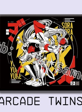 WALLHACK-Arcade Twins街机限定钢化玻璃电竞鼠标垫fps打瓦复刻版