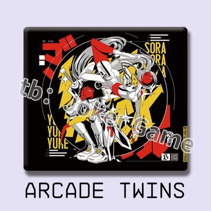 WALLHACK-Arcade Twins街机限定钢化玻璃电竞鼠标垫fps打瓦复刻版