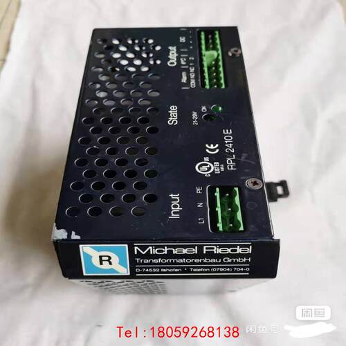 【非标价】德国MICHAEL  RIEDEL变压器  ，型号RPL24