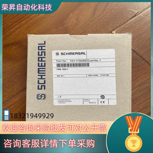 现货施迈赛德国SCHMERSAL FWS1205 C 安全继电器