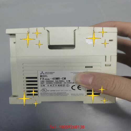 【非标价】三菱FX3GA-40MR-CM，正常拆机，八成新，功能没问题