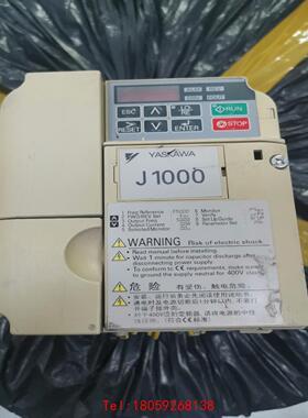 【非标价】安川变频器CIMR-JB4A0004BBA，拆机一台，功能包