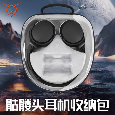 适用Skullcandy骷髅头耳机收纳包