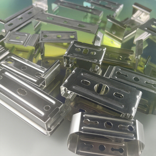 挂板卡扣固定三防灯净化日光灯底座卡扣不锈钢支架LED灯夹子