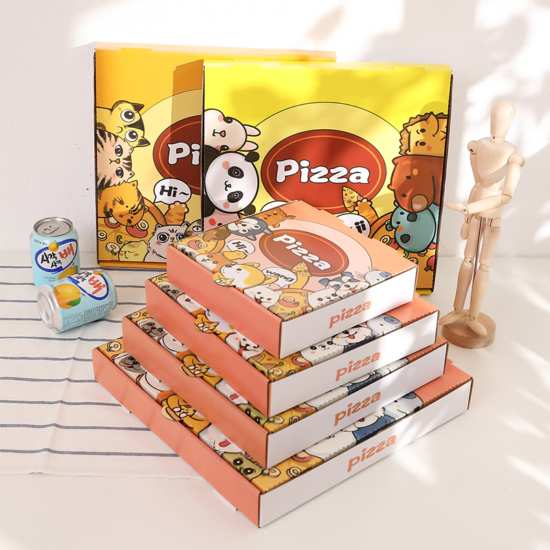 原创设计披萨盒外卖pizza食品