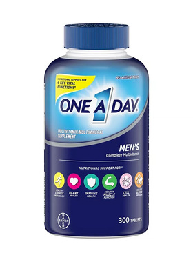 效期27.02 Bayer One A Day 拜耳男士复合维生素 300粒