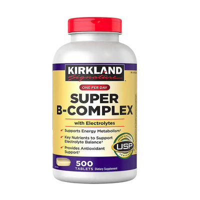 效期到26.12 Kirkland Super B-Complex 复合维生素B族500粒/瓶
