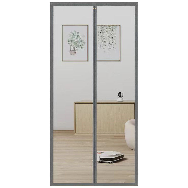 透明空调门帘eva隔断帘厨房卫生间隔离油烟异味伸缩杆塑料软门帘