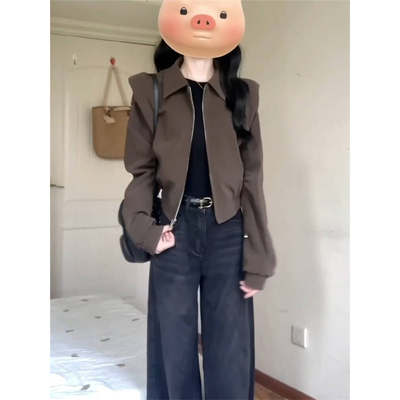 2025春秋季短款棒球服女