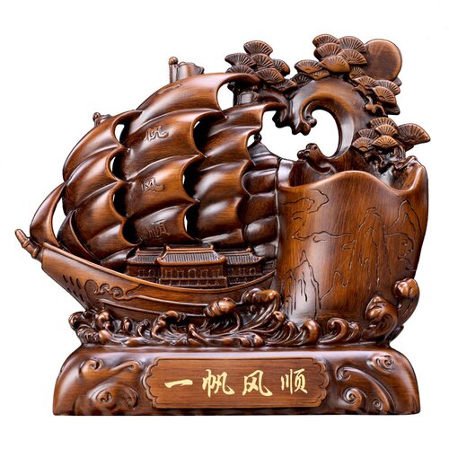 中式笔筒摆件创意礼品桌面工艺品摆设店铺会议开业送礼教师节礼品